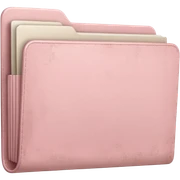 Pale pink archive 폴더 sticker