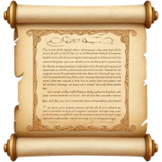 quest hunt scroll sticker