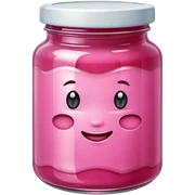 Pink jam sticker