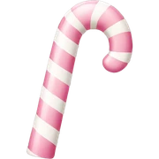 pale pink candy cane sticker