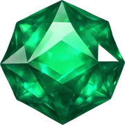 emerald jewel sticker