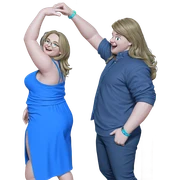 dance party with friends sticker