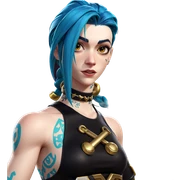 jinx from league of legends sticker