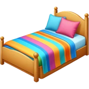 kids bed  sticker