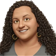 smiling solo with curly hair sticker