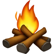 Campfire sticker