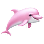 Pastel-pink-colors-dolphin sticker