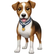 Preppy dog sticker