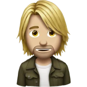 Kurt cobain sticker