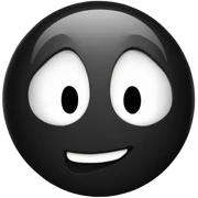 The word YO in black glossy text sticker