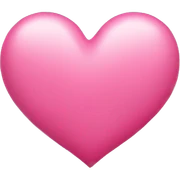 Pink heart sticker