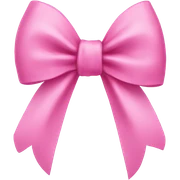 pink bow sticker