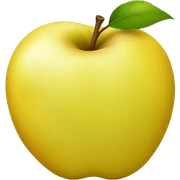 Yellow apple  sticker