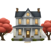 Lover house sticker
