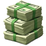 Stack of Cash sticker