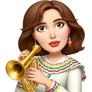 Mariachi Trumpet Player sticker