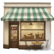 Cafe sticker
