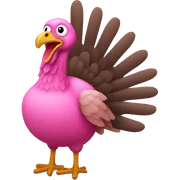 Pink Turkey sticker