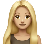Blonde girl sticker