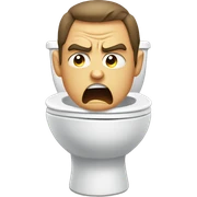 Angry on toilet sticker