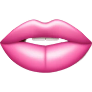 Pink lips sticker