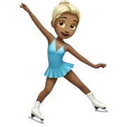 ice skater sticker
