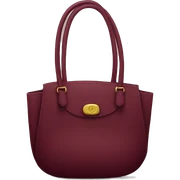 Burgundy handbag  sticker
