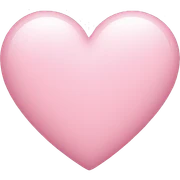 Light pink heart sticker