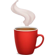 red cup of tea sticker