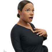 girl in black shirt sticker