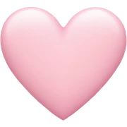 Light pink heart sticker