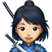 Samurai Defender sticker