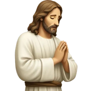 Jesus Christ prayer  sticker