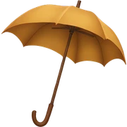 autumn umbrella sticker