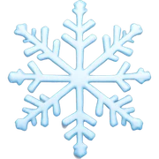 Snowflake sticker