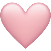 Baby pink heart  sticker