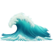 Wave sticker