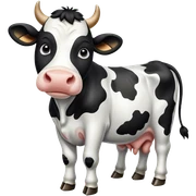 Cow sticker