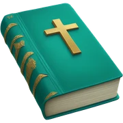 Teal Bible  sticker