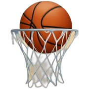 Basketball sticker