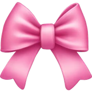 Cute pink little bow sticker