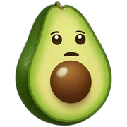 avocado sticker