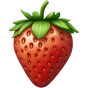 Strawberry sticker