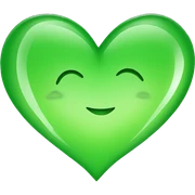 green heart sticker