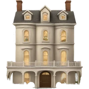 Fancy house sticker