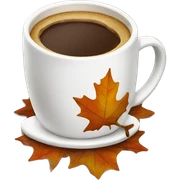 Autumn coffe  sticker