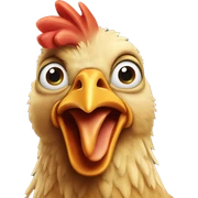 Chicken sticker