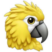 arara-moletom-amarelo sticker