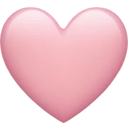 Light pink heart sticker