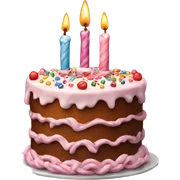 Birthday cake  sticker